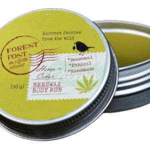 Forest Post Hemp Cedar Beeswax Body Rub