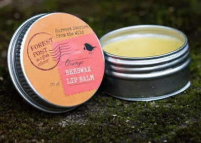 Forest Post Orange Beeswax Lip Balm