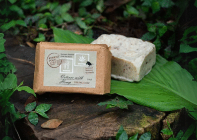 Forest Post Vetiver Hemp Beeswax Soap