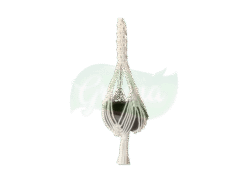 Forest Post Macrame Planter