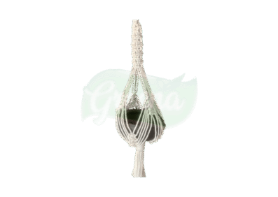 Forest Post Macrame Planter