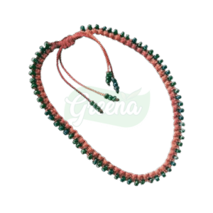 Forest Post handwoven macramé anklets